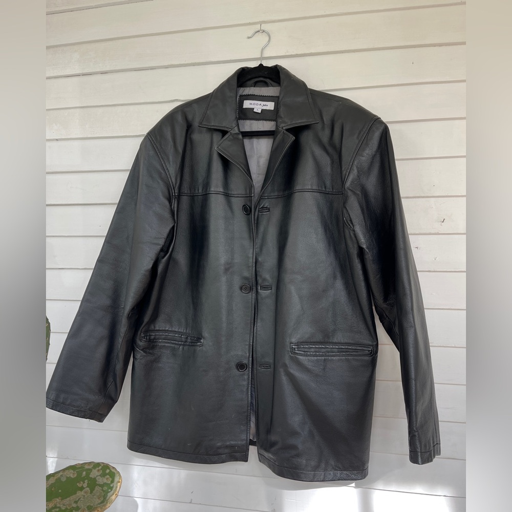 Men’s leather jacket like new